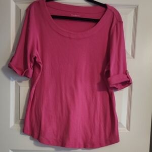 Kim Rogers Fuchsia Long Sleeve Top